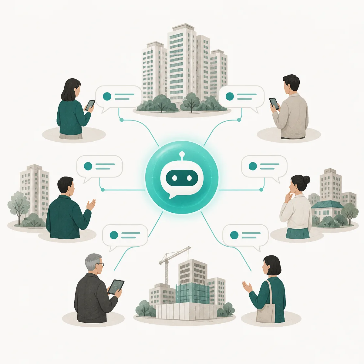 Member communication and inquiry chatbot